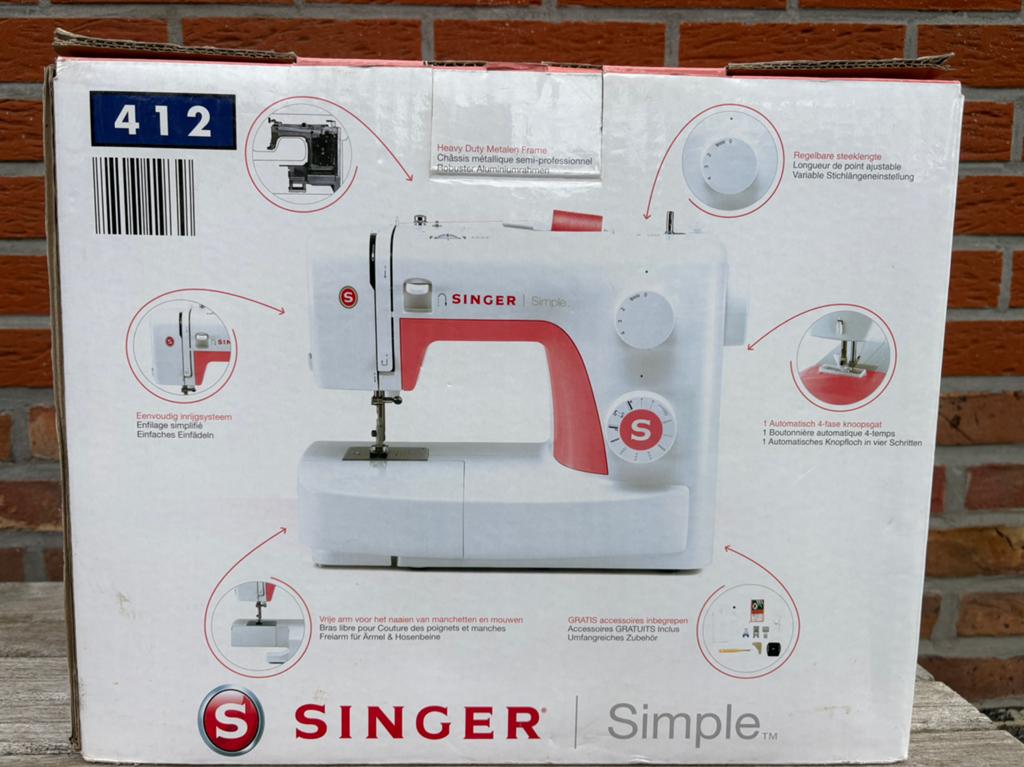 Naaimachine singer, Hobby en Vrije tijd, Naaimachines en Toebehoren, Ophalen, Zo goed als nieuw, Naaimachine, Singer
