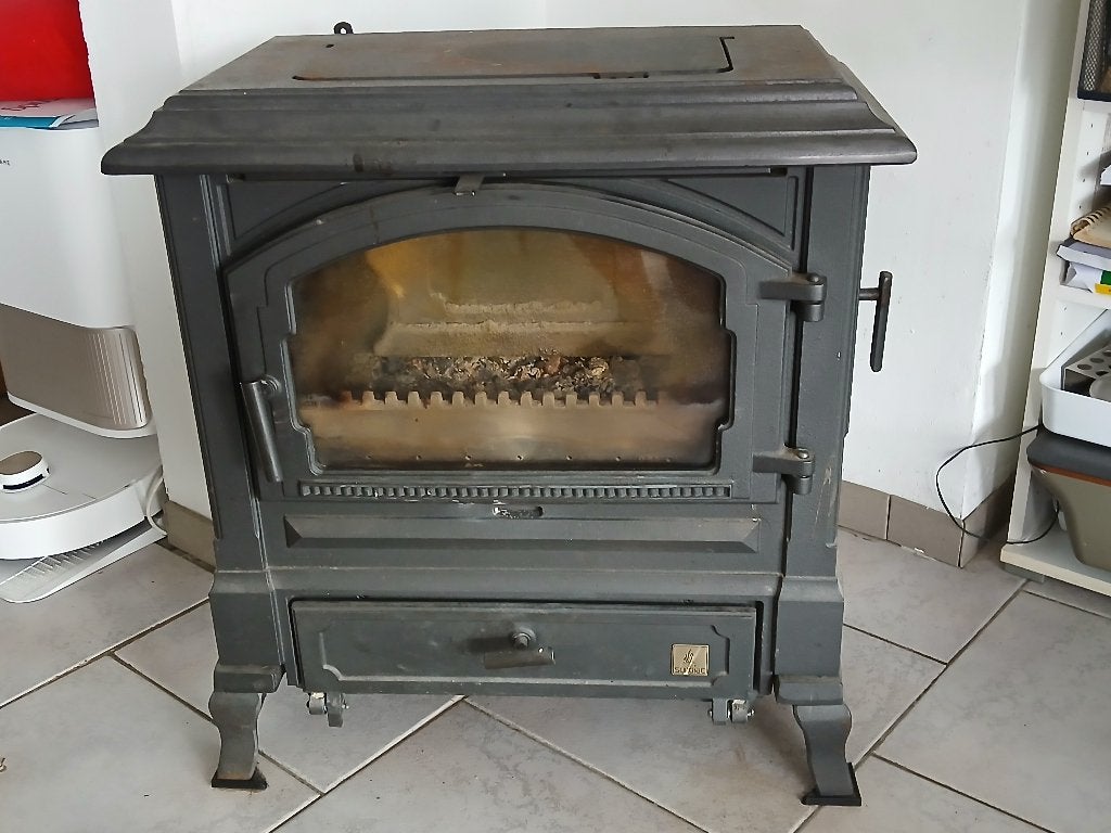 Poele à bois/charbon, Maison & Meubles, Poêle à charbon, Comme neuf, Enlèvement, Bois