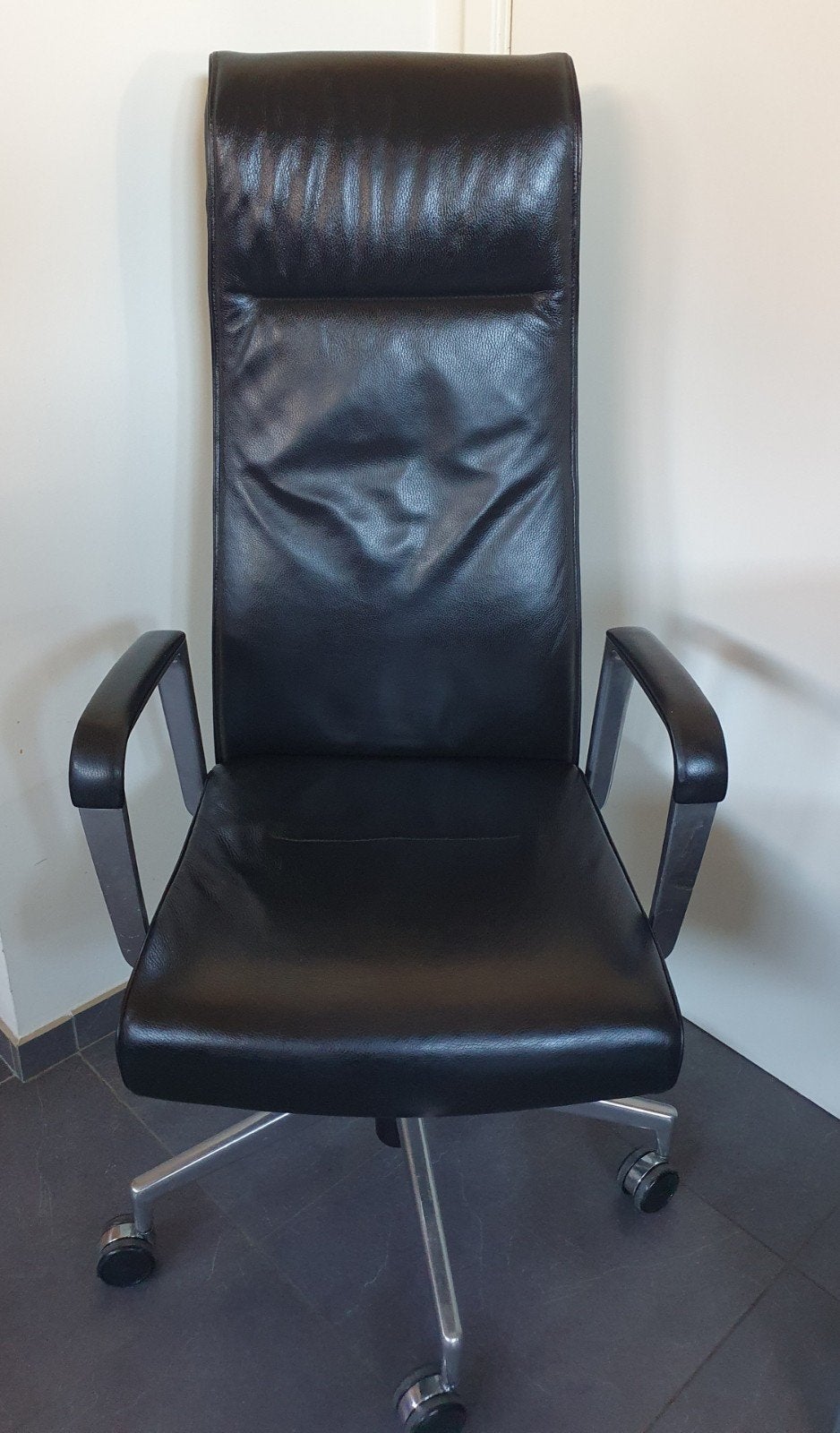 Fauteuil de bureau en cuir, Info@kusch.be, Enlèvement ou Envoi, Kusch & co, Utilisé
