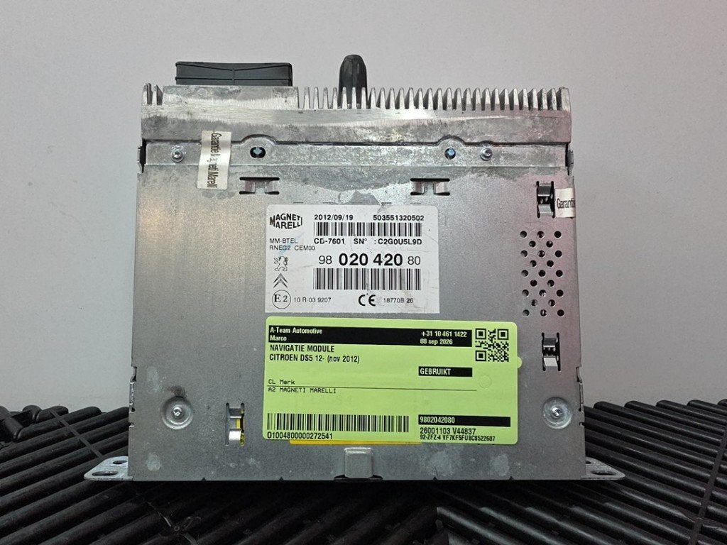 MODULE GPS Citroën DS5 (KD / KF) (|9802042080|), Citroën, Kontakt-citroen@citroen.com, Utilisé, Citroën Deutschland GmbH