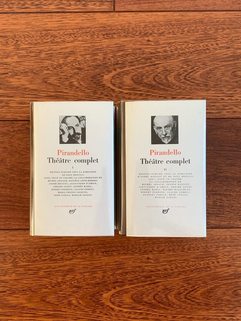 Lot x2 Livres LA PLEIADE / Pirandello – Théâtre Complet, Enlèvement ou Envoi, Neuf