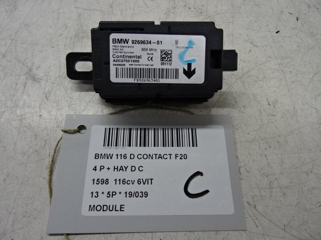 UNITE ELECTRONIQUE BMW 1 serie (F20) (9269634-01), Utilisé, BMW