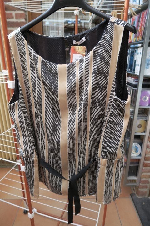Topje nieuw streep beige zwart Atmos Fashion mt 44, Kleding | Dames, Meerkleurig, Atmos fashion, Maat 42/44 (L), Nieuw