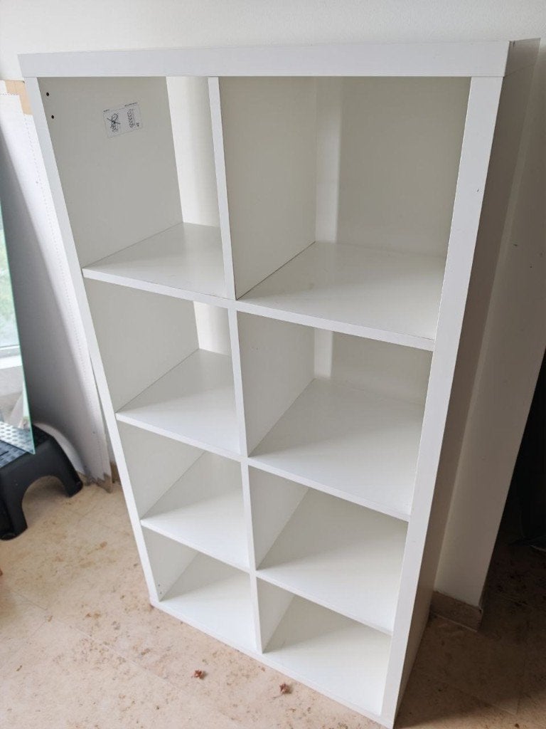 Witte IKEA-vakkenkast – 68 x 131 x 30 cm, 25 à 50 cm, Avec tablette(s), Enlèvement, Utilisé