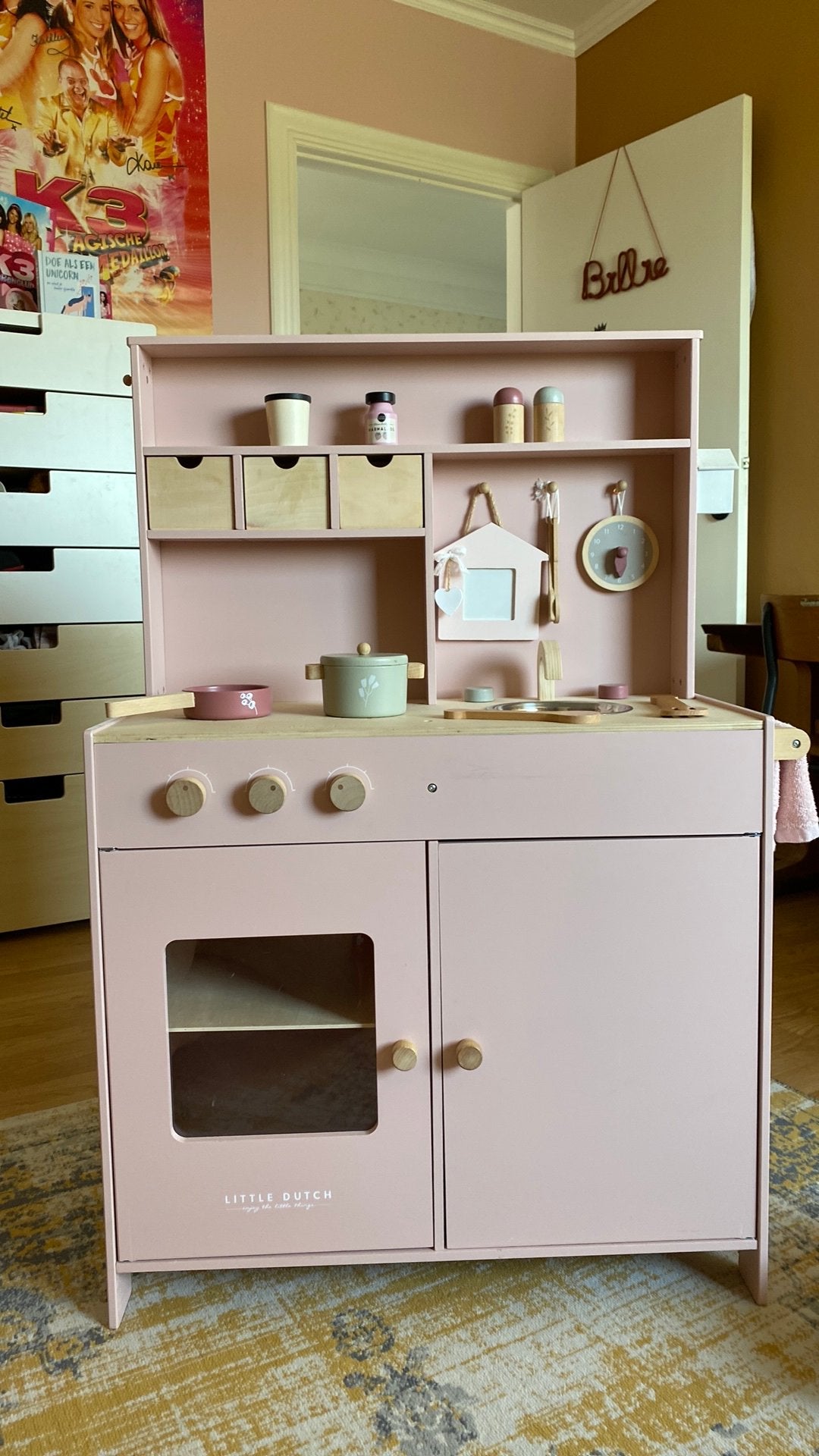 Little Dutch Keuken + Houten speelgoed, Enlèvement, Utilisé