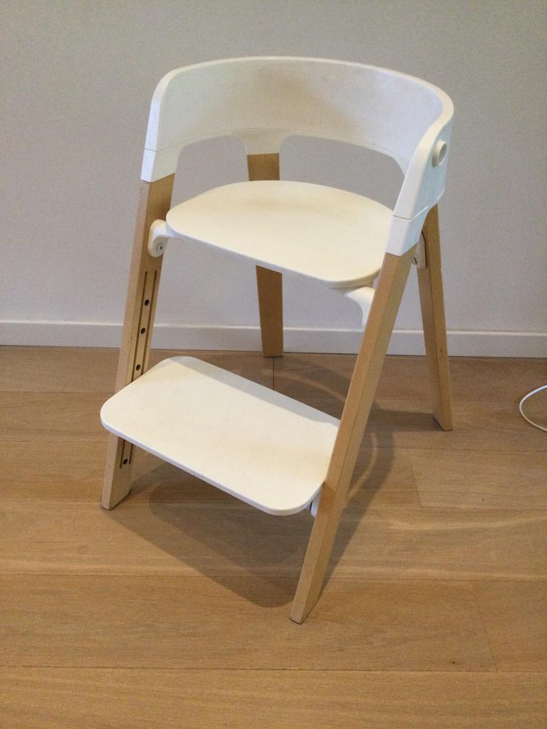 Stokke steps kinderstoel, Ophalen, Zo goed als nieuw, Meegroeistoel