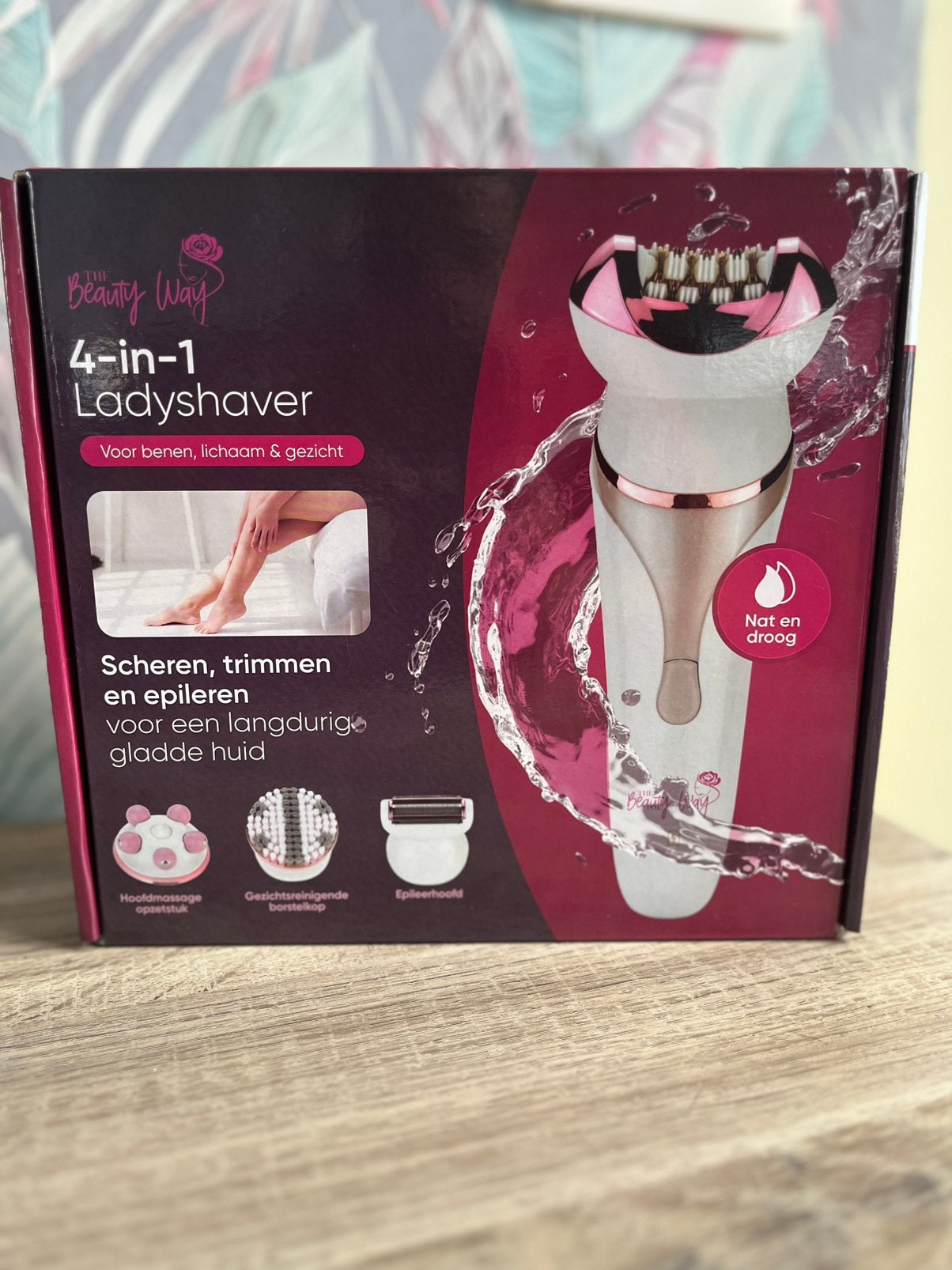 Lady shaver 4 in 1, Ophalen of Verzenden, Nieuw, Scheren en Epileren