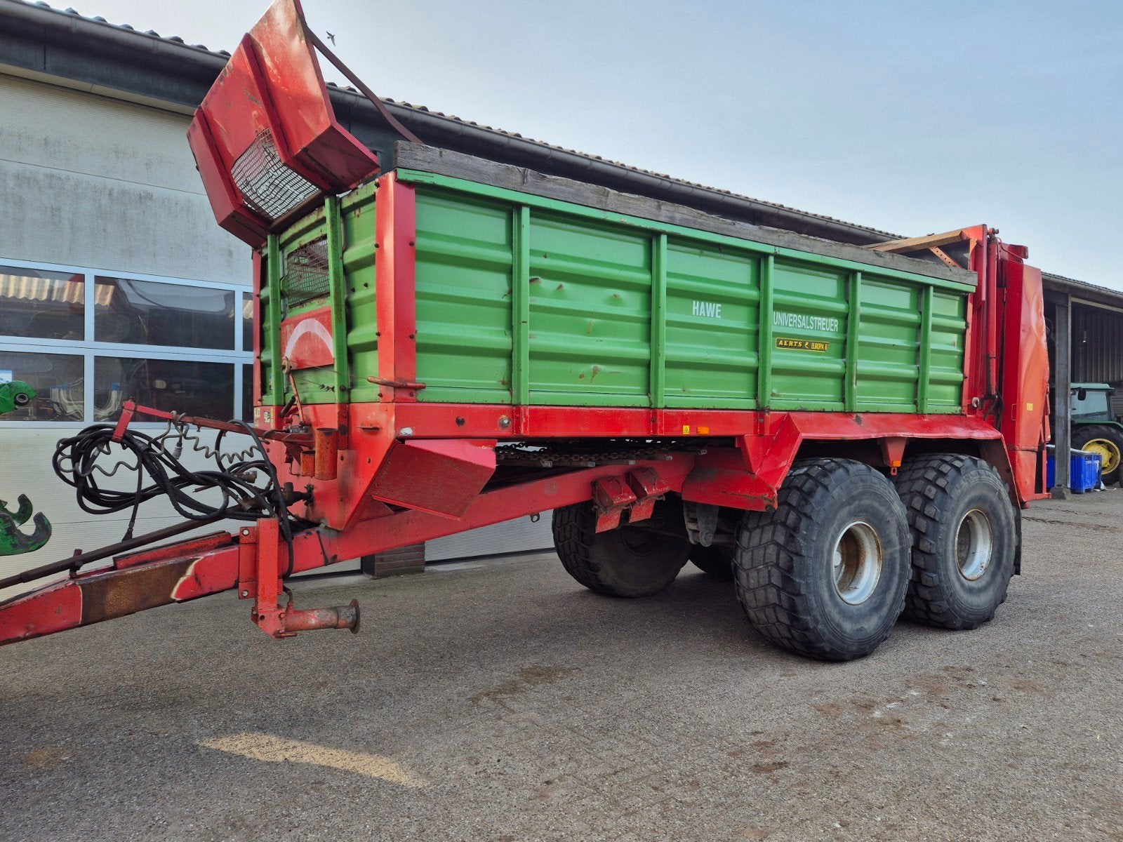 Hawe DST16 stalmest strooier, Ophalen