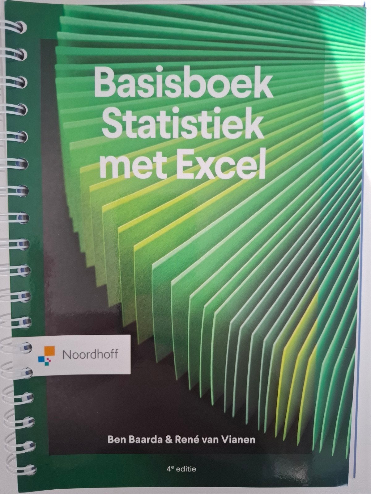 basisboek statistiek met Excel, Ophalen, Zo goed als nieuw