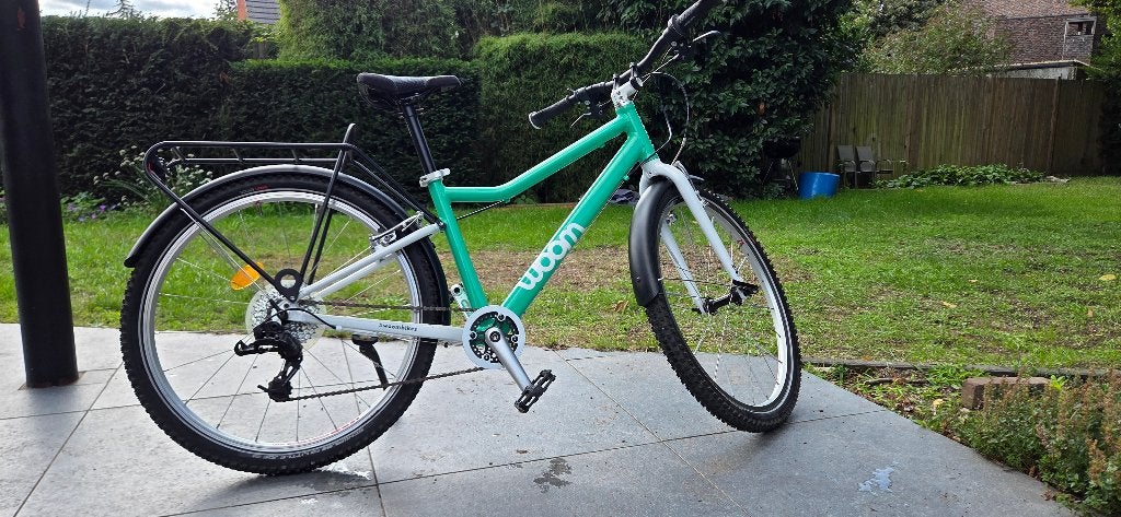 Woom 5  - kinderfiets, Fietsen en Brommers, Ophalen, 20 inch of meer, Velgrem, Zo goed als nieuw