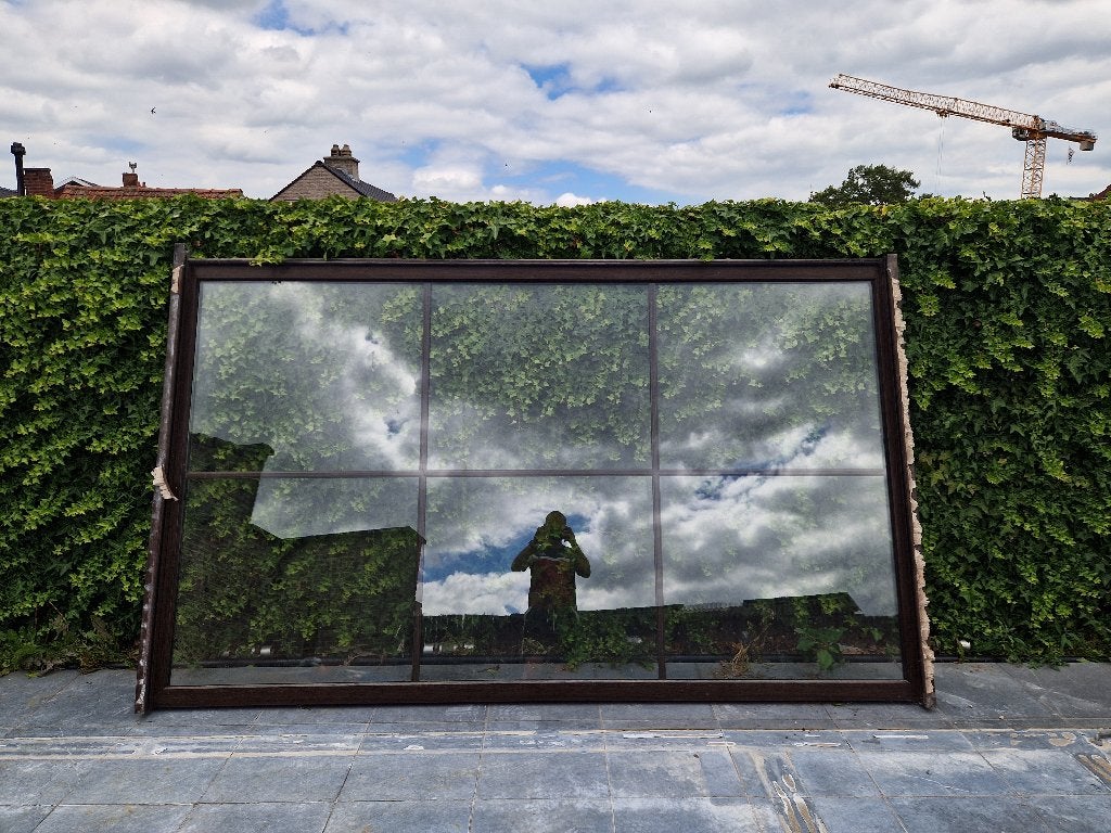Raam + ruit, Doe-het-zelf en Bouw, Glas en Ramen, Ophalen, Gevelraam of Ruit, Gebruikt, 160 cm of meer
