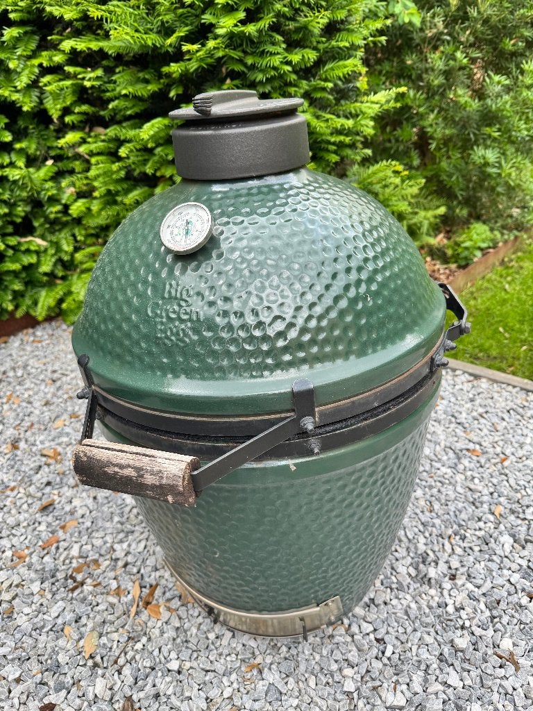 Big Green Egg - Medium, Jardin & Terrasse, Barbecues au charbon de bois, Utilisé, Avec accessoires, Enlèvement