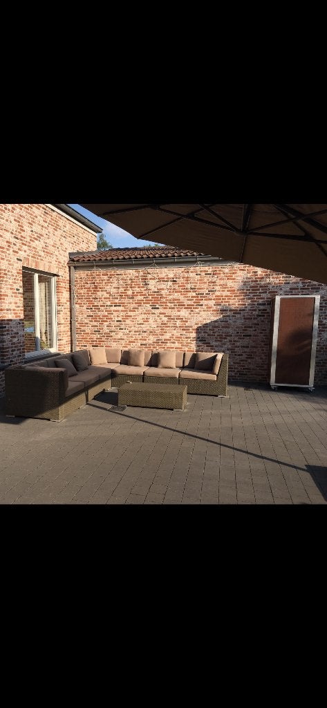 Loungeset, Tuin en Terras, Tuinsets en Loungesets, Ophalen, Gebruikt, Bank, Aluminium