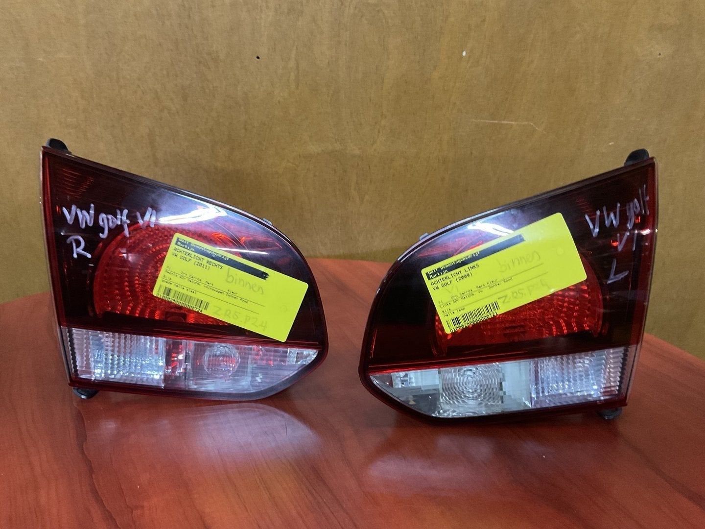 NIEUW ORIGINEEL VW Golf VI achterlicht set binnen gedeelte, -, Nieuw, Ophalen of Verzenden, -