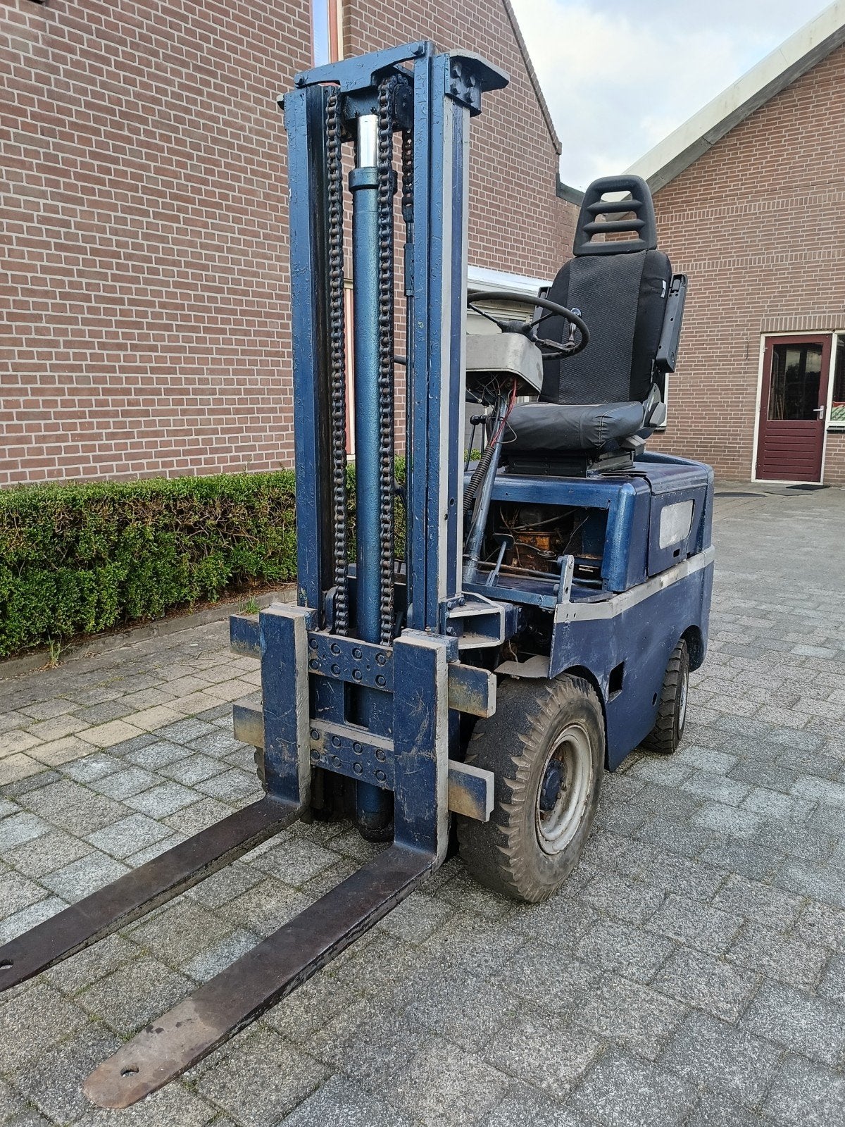 Diesel heftruck, Ophalen