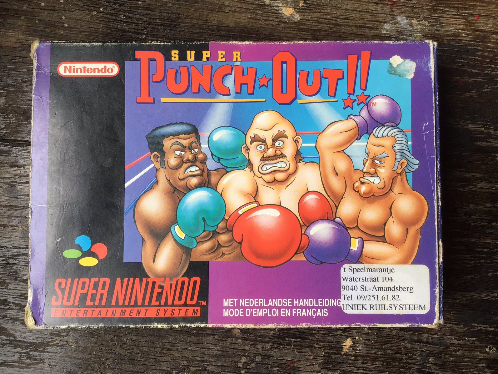 Snes super punch out, Ophalen of Verzenden, Gebruikt