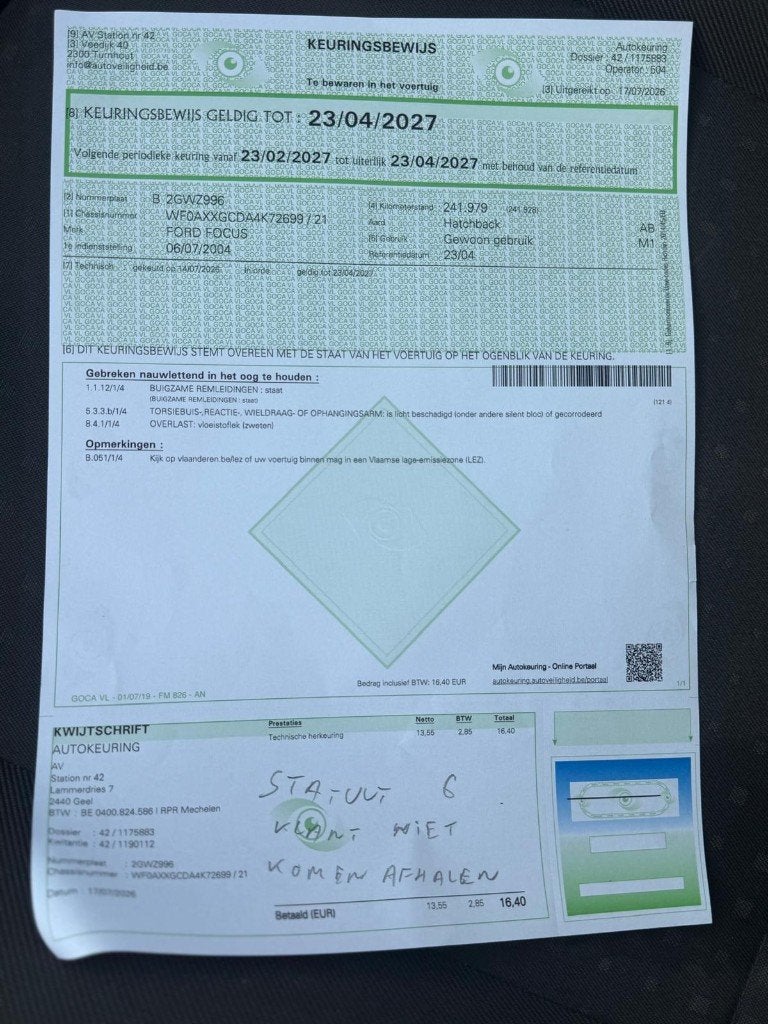 Ford focus 1.8 Diesel, Auto's, Ford, Diesel, Particulier, Te koop, Euro 3