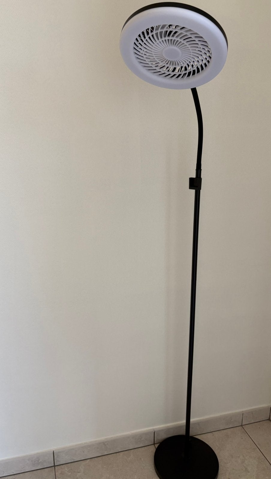 Staande ventilator met licht, Elektronische apparatuur, Ophalen, Zo goed als nieuw