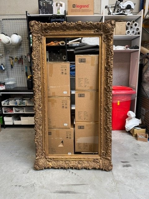 Grote barok kader, Huis en Inrichting, Ophalen, Gebruikt, 125 cm of meer, 75 cm of meer