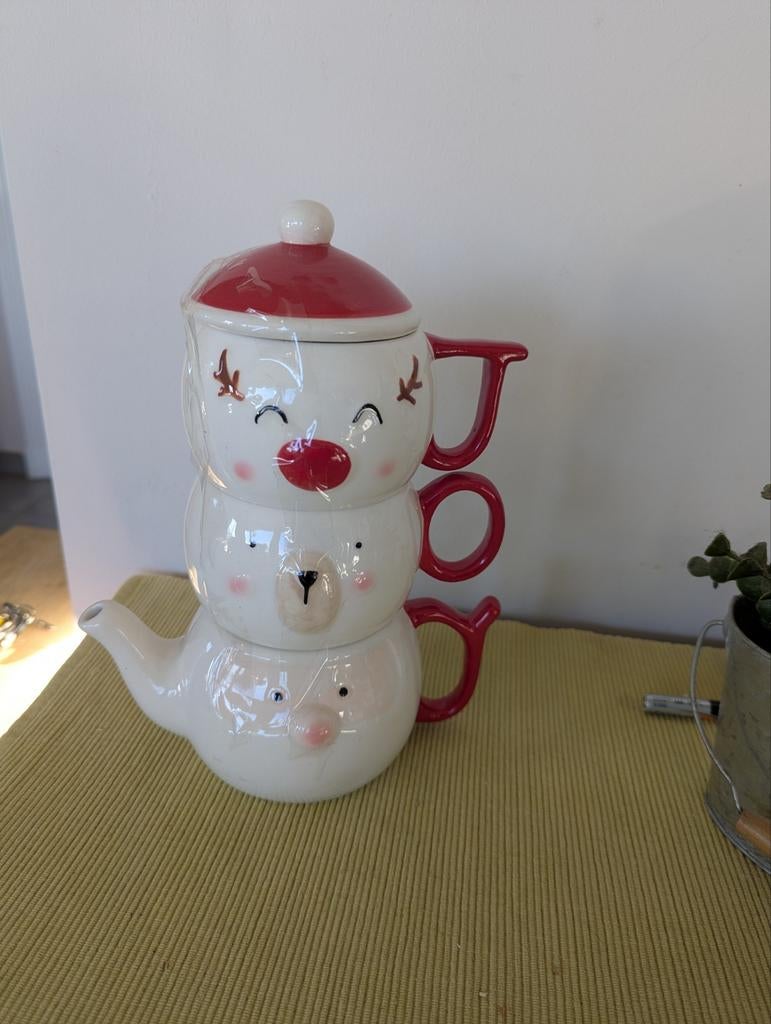 Service à thé de Noël, Neuf, Enlèvement ou Envoi