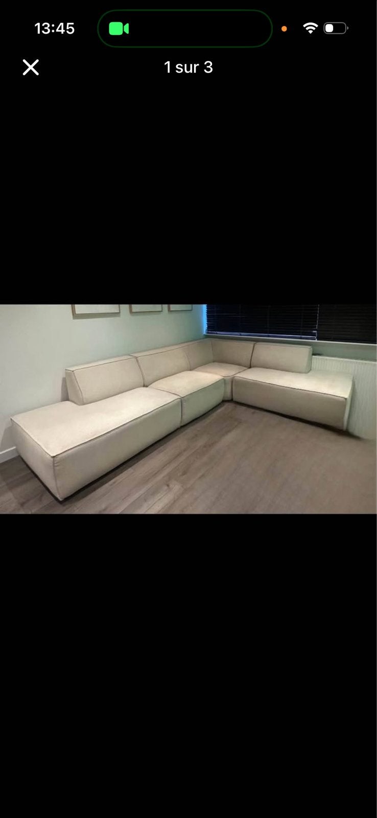 Sofa L of 3 plaats, Huis en Inrichting, Ophalen, Zo goed als nieuw