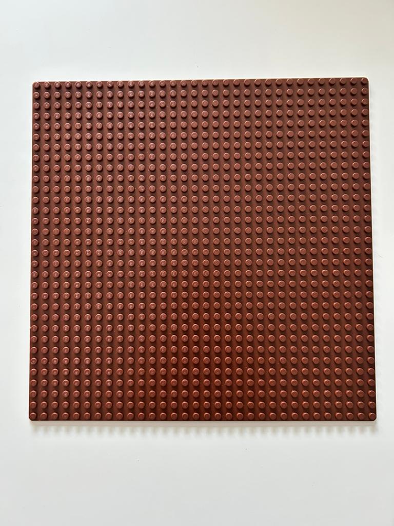 Plaque de base Lego marron rougeâtre (4x), Lego, Plaque de base, Comme neuf, Complet