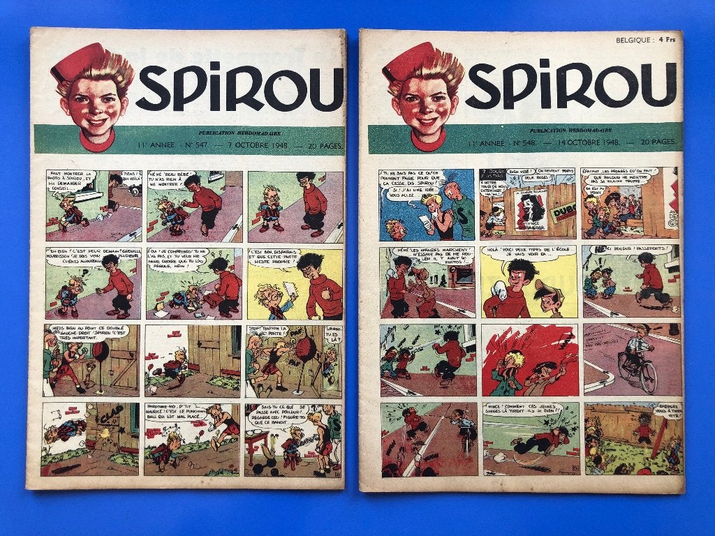 Spirou 1948 à 1968 + de 1.000 fascicules entre 508 et 1599 a, Livres, BD, Utilisé, Plusieurs BD, Enlèvement