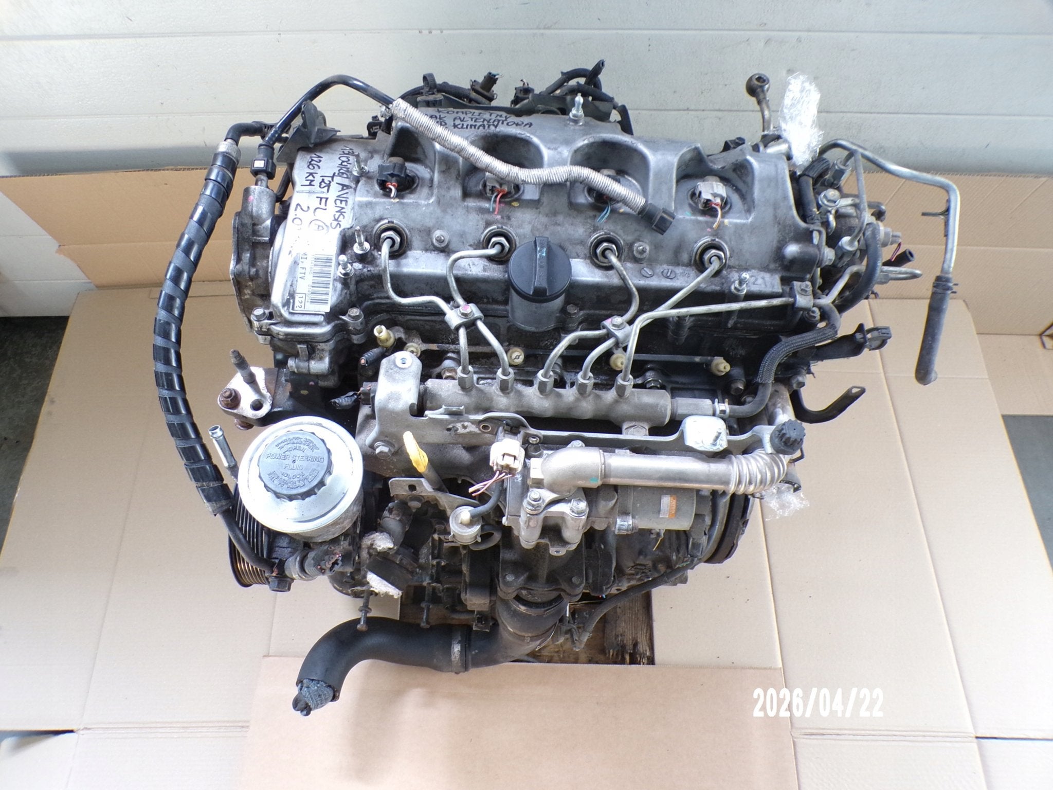 Moteur 1ADFTV Complet TOYOTA AVENSIS, Envoi, Utilisé, Daihatsu