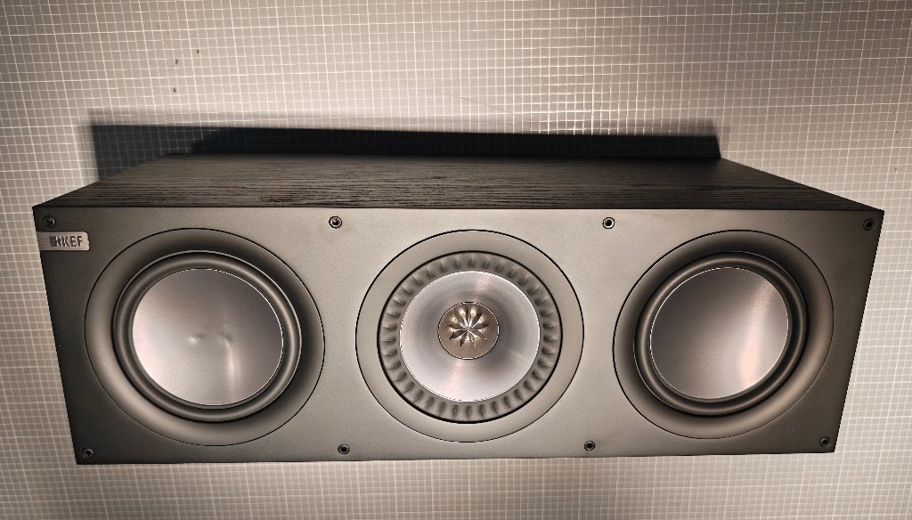 KEF Q600c, Haut-parleur central, Enlèvement ou Envoi, Bass-reflex, Comme neuf