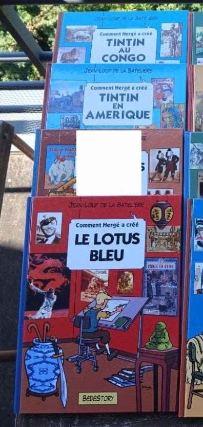 3 livres "Comment Hergé a créé...", Enlèvement, Tintin, Neuf, Livre ou Jeu