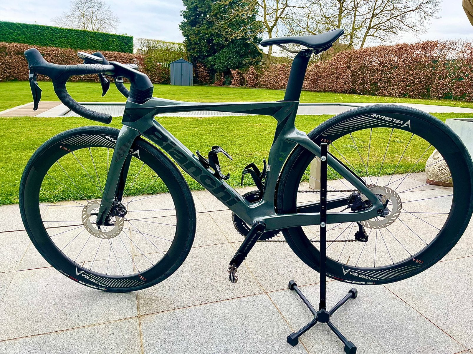 Slechts 500km gereden nieuwe Bianchi Oltre Comp Ultegra di2, Enlèvement, Comme neuf, Carbone
