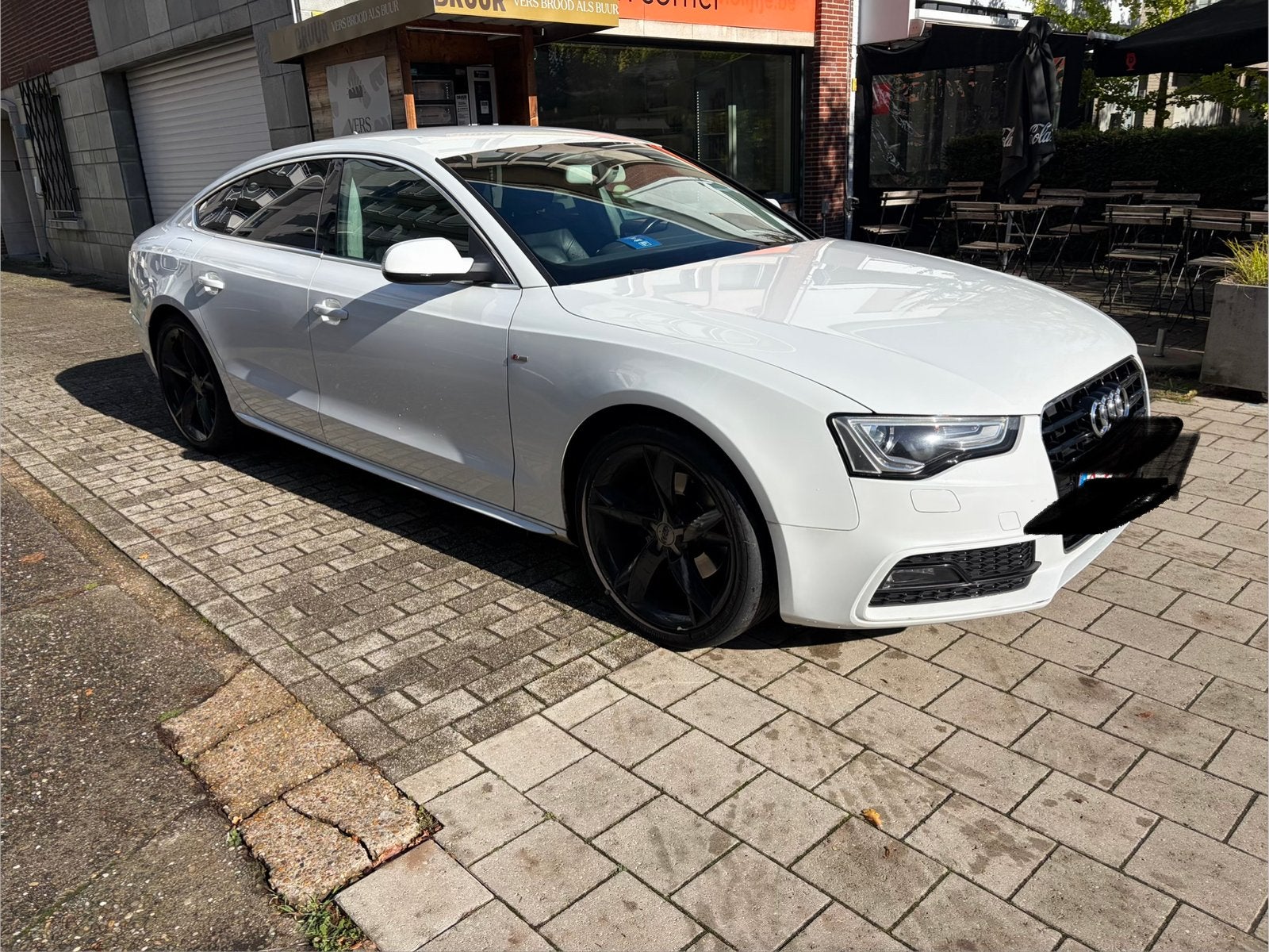 Audi A5 sportback, Auto's, Automaat, Euro 5, Zwart, Wit