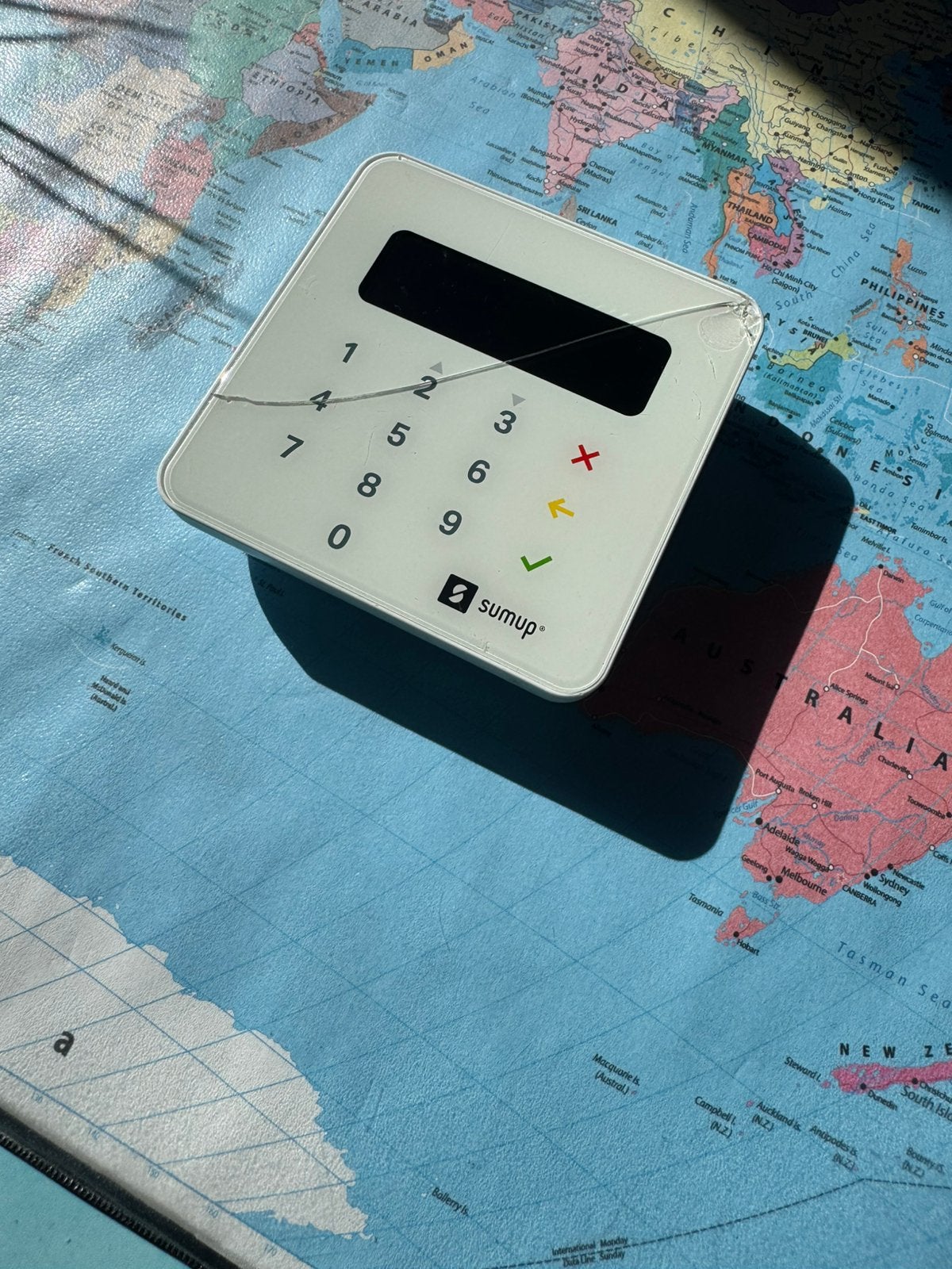 sumup POS - gebroken scherm maar werkt wel, Verzamelen, Ophalen of Verzenden