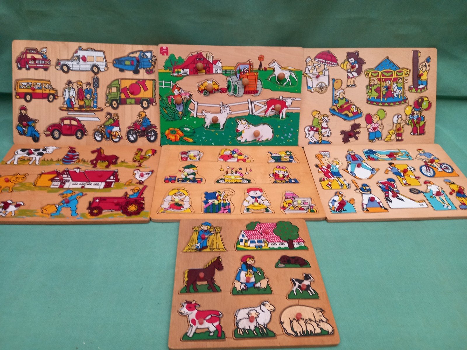 Houten kleuters puzzels, Kinderen en Baby's, Ophalen