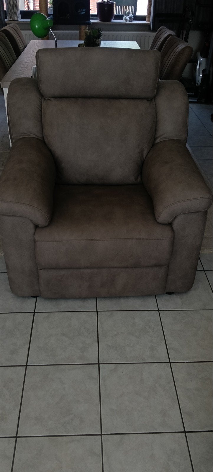 relaxzetel, 2 stuks beschikbaar, Huis en Inrichting, Fauteuils, Zo goed als nieuw, Stof, 75 tot 100 cm, 75 tot 100 cm, Ophalen