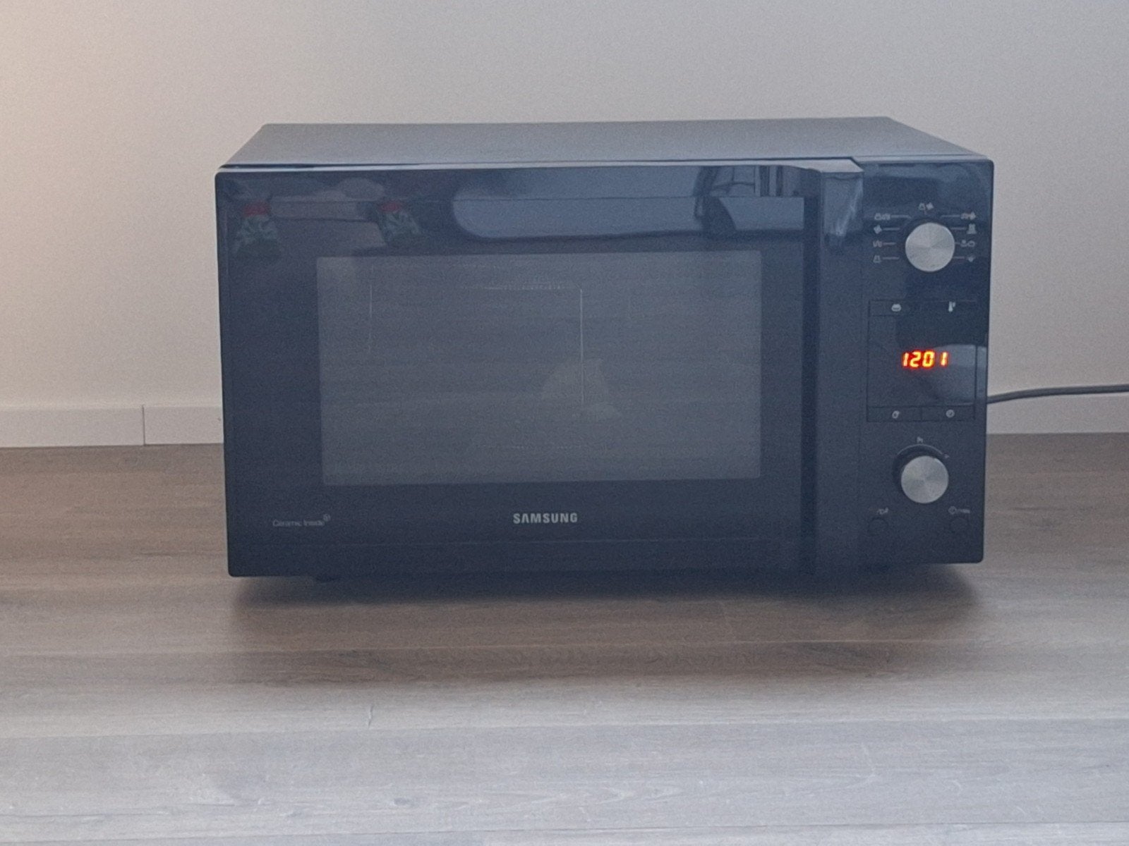 combi oven  Samsung, Elektronische apparatuur, Microgolfovens, Ophalen, Zo goed als nieuw, Draaiplateau, Combi-microgolfoven