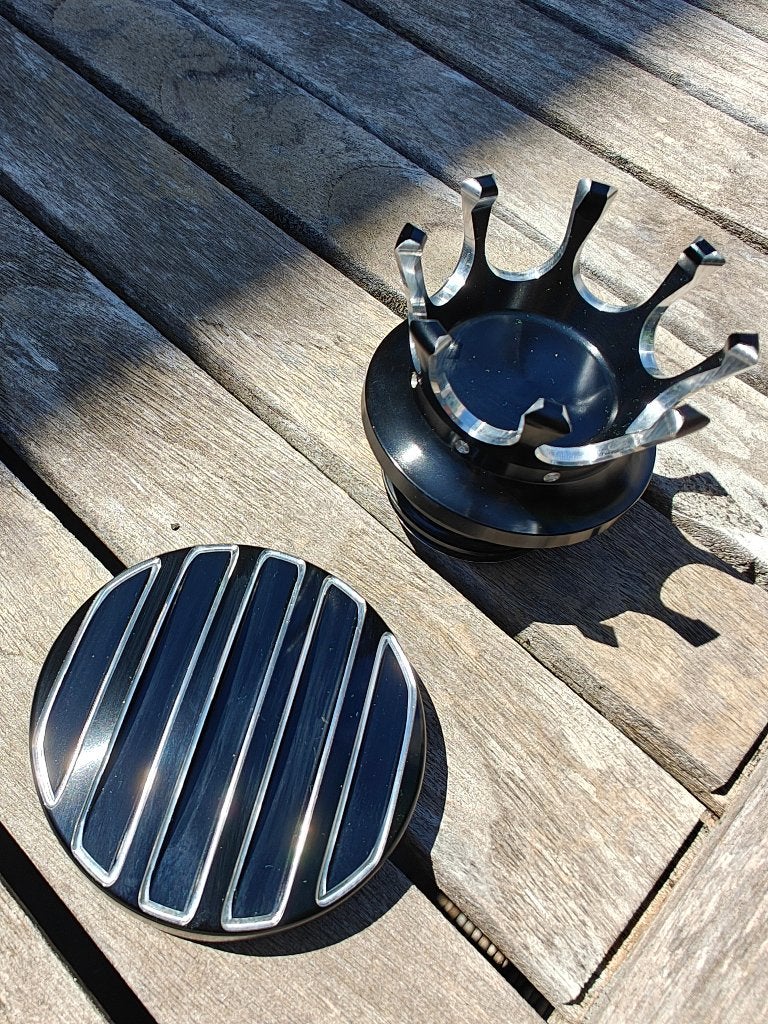 Set Billet alu tankdoppen H-D Softail, NIEUWSTAAT, Enlèvement ou Envoi, Neuf