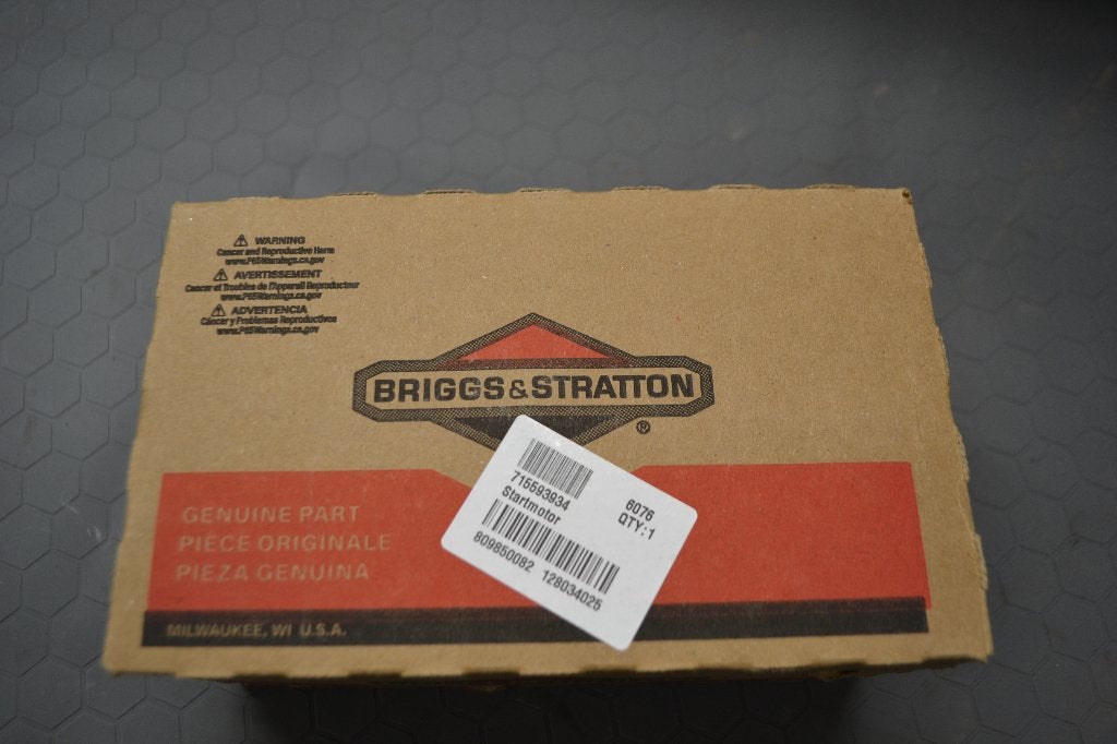 Originele briggs & stratton startmotor 14 tands (NIEUW), Jardin & Terrasse, Tondeuses autoportées, Enlèvement ou Envoi, Neuf, Démarrage électrique