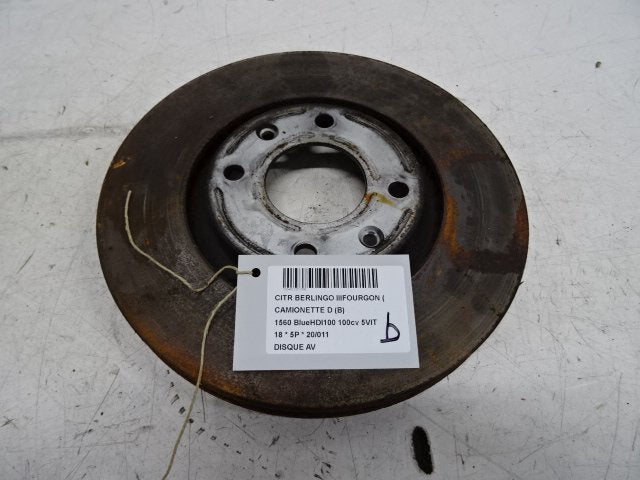 FREIN DISQUE AVANT Citroën Berlingo (01-2008/06-2018), Utilisé, Citroën