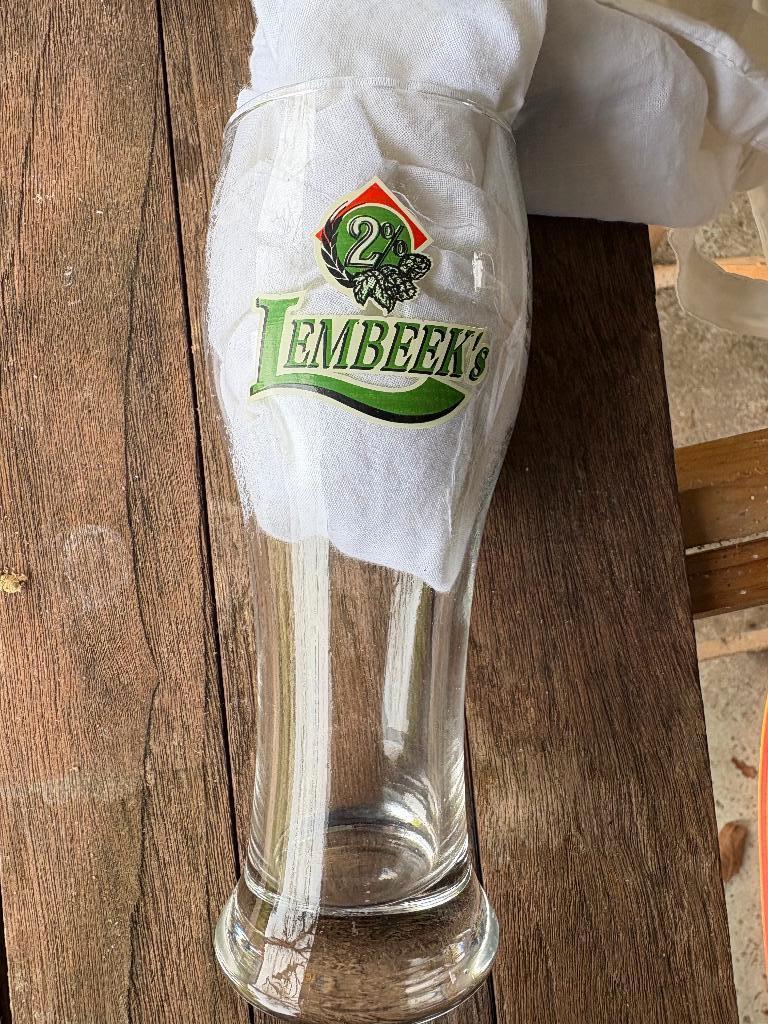 Lembeek's, brasserie Boon, Collections, Marques de bière, Utilisé, Verre ou Verres, Enlèvement ou Envoi