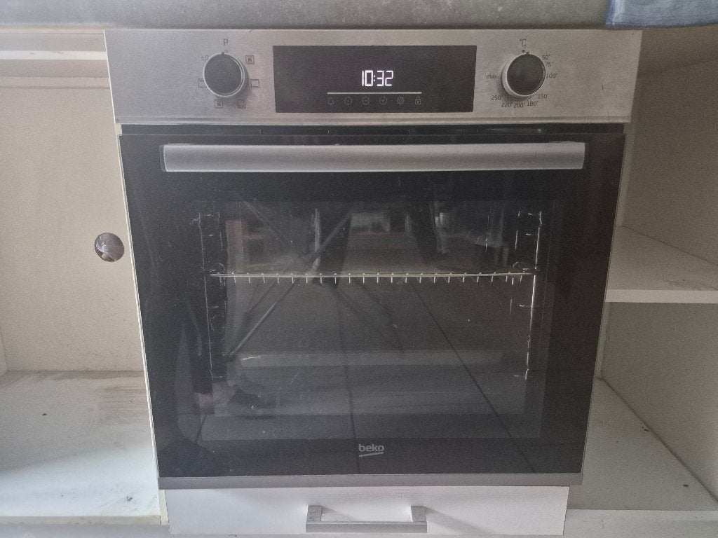 Beko afzuigkap, gaskookplaat en gasoven, Elektronische apparatuur, Kookplaten, Ophalen, Gebruikt, 4 kookzones, Inbouw