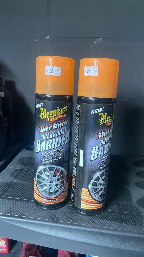 2x Meguiar's Hot Rims remstofbarrière - Nieuw -30%, Ophalen of Verzenden