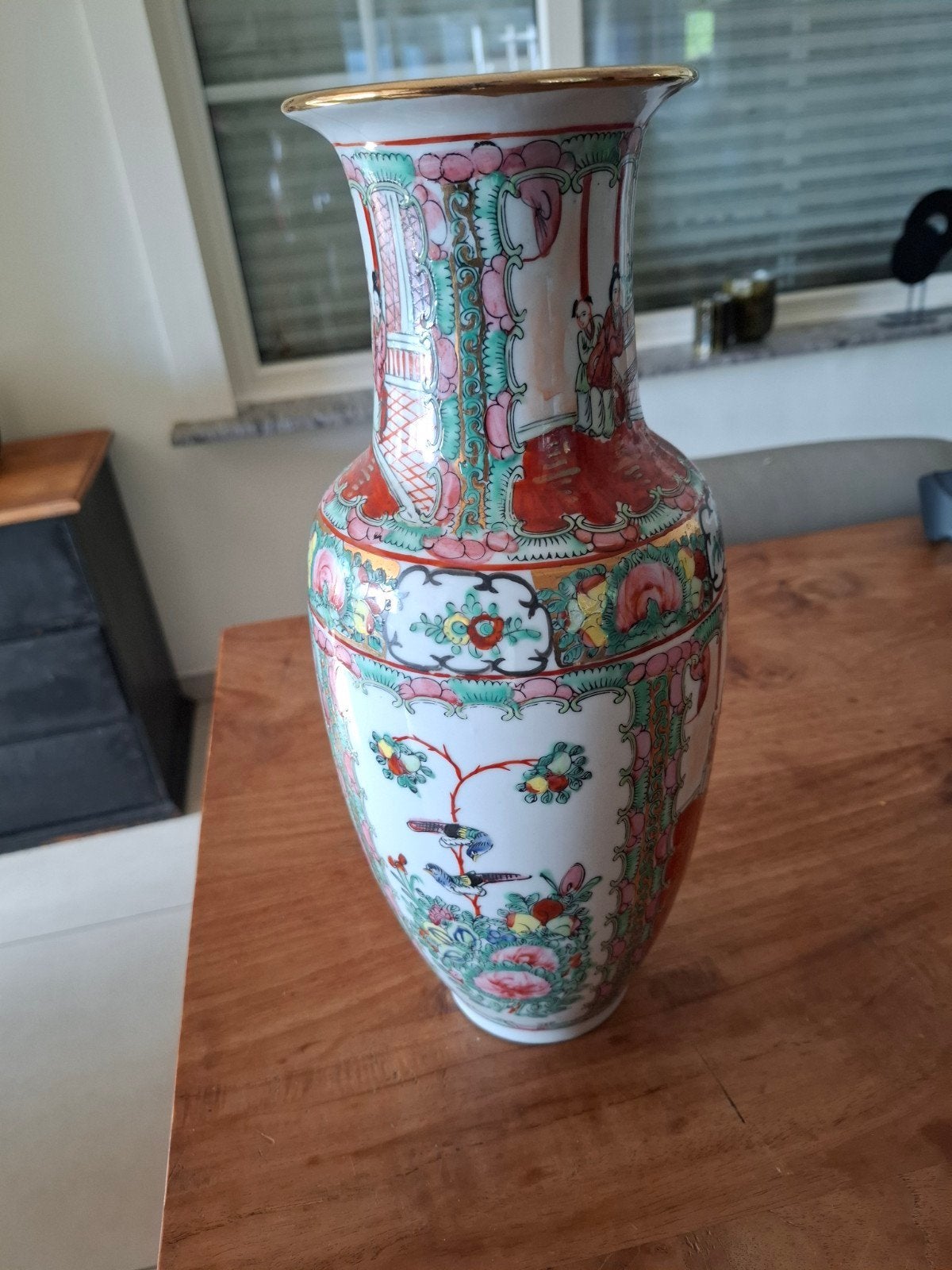 oude chinese vaas en bord met stempel, Ophalen