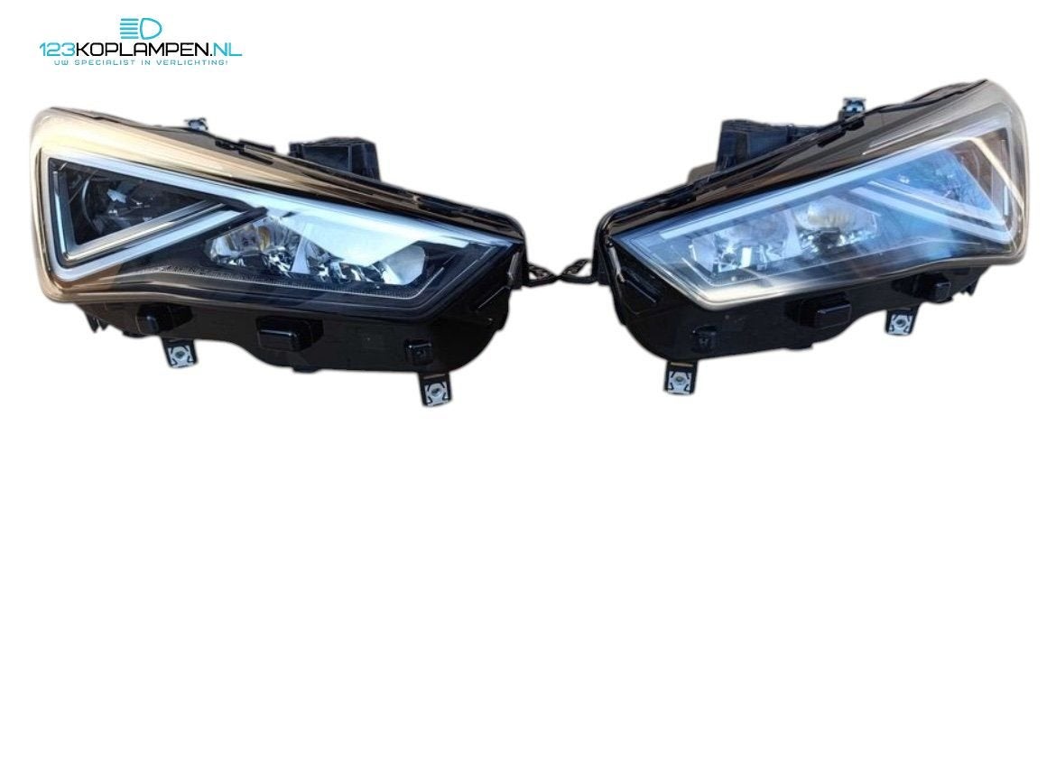 Seat Leon 5FA Full LED koplamp links rechts 5FB941007F 5FB94, -, Origine de la pièce connue, Utilisé, -
