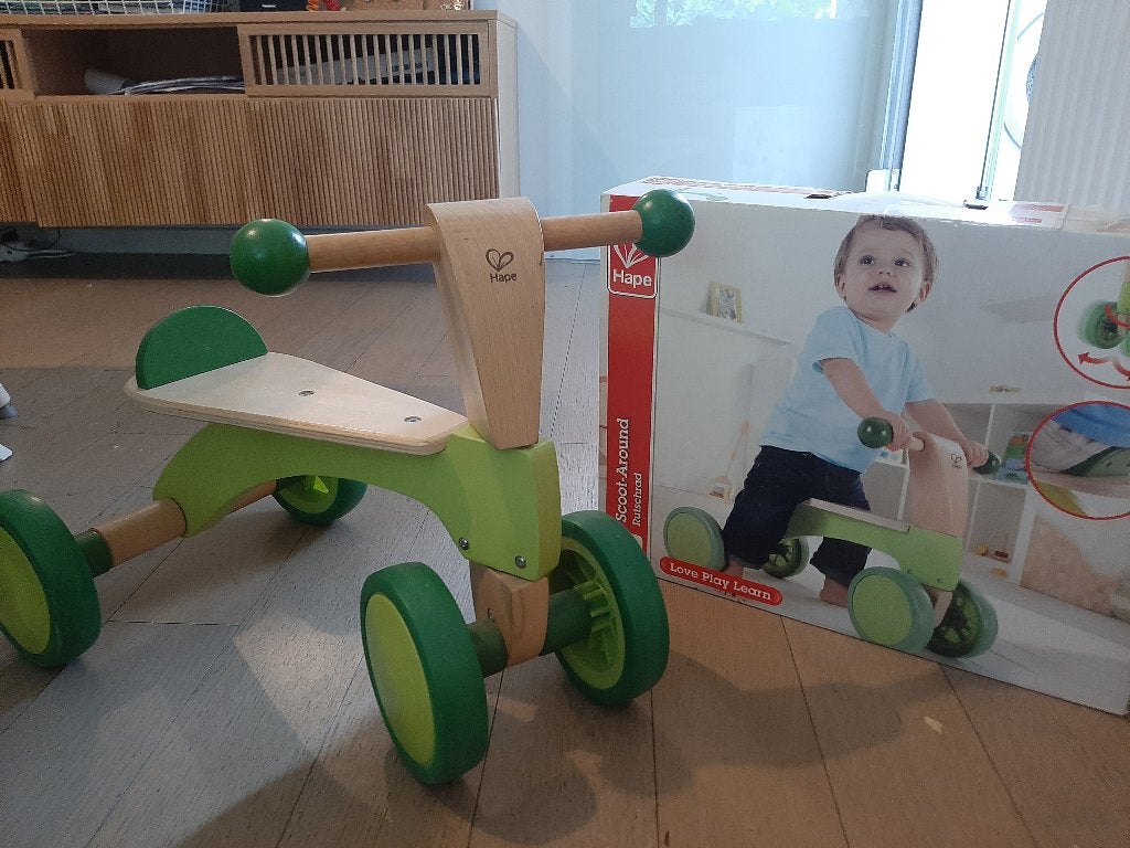 Vélo porteur en bois (à partir de 12 mois), Enlèvement, Comme neuf