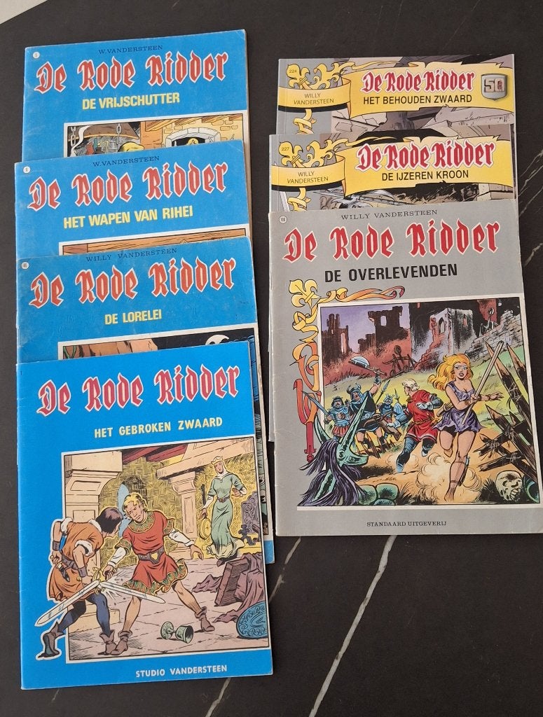 Rode Ridder, Boeken, Meerdere stripboeken, Ophalen, Gelezen, Willy Vandersteen
