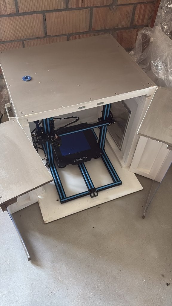 Creality CR10 3D printer inclusief enclosure, Computers en Software, 3D Printers, Gebruikt, Filament, 3 of meer, Ophalen