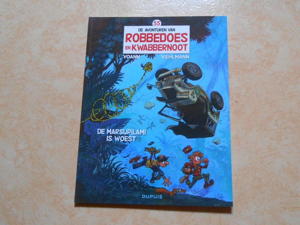 Robbedoes 55 De Marsupilami is woest 2016 1 ste druk, Eén stripboek, Nieuw, Ophalen of Verzenden, Yoann
