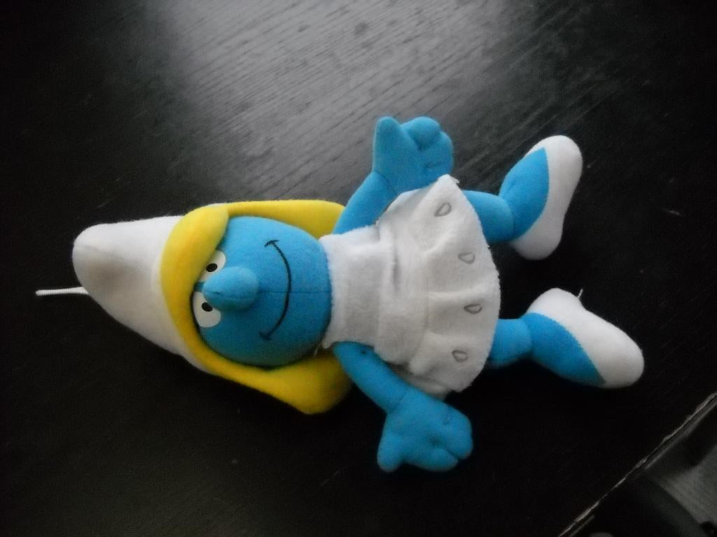 2 smurfen-zeer goede staat, Kinderen en Baby's, Speelgoed | Knuffels en Pluche, Ophalen, Zo goed als nieuw