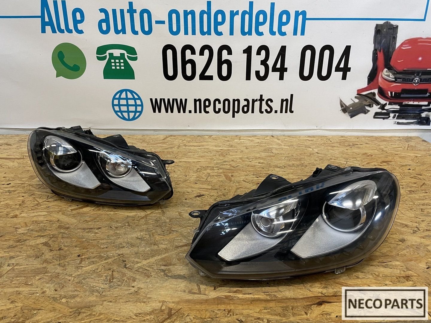 VW GOLF 6 XENON LED KOPLAMPEN COMPLEET SET, Volkswagen, -, Utilisé, -